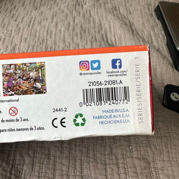 Story Mania Ceaco Puzzle Jigsaw 550 Piece 100% Complete Jungle Animals Fantasy - Picture 5 of 6